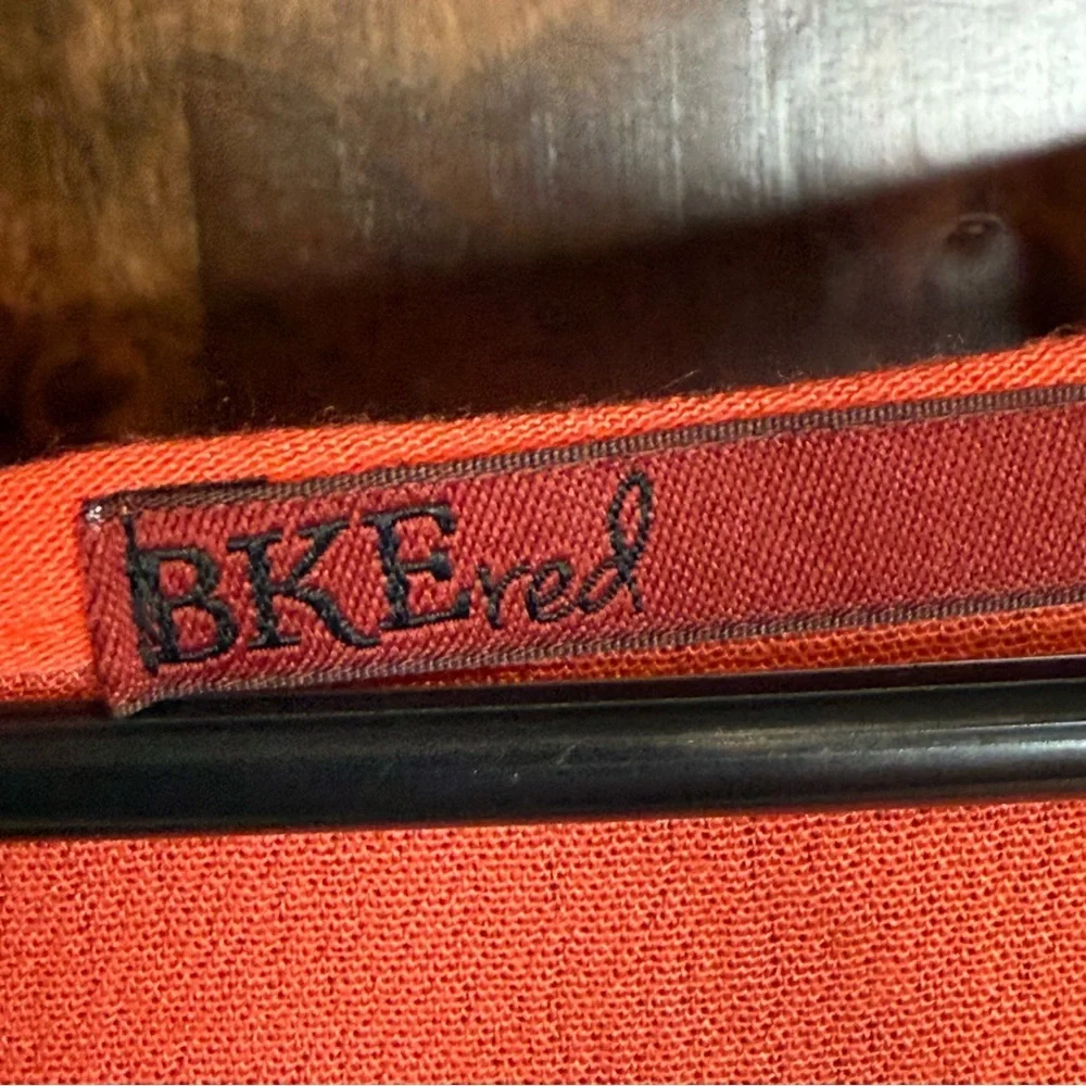 NWT Buckle Dress Womens Size S BKE red coral 3/4 sleeve v neck - Picture 5 of 7